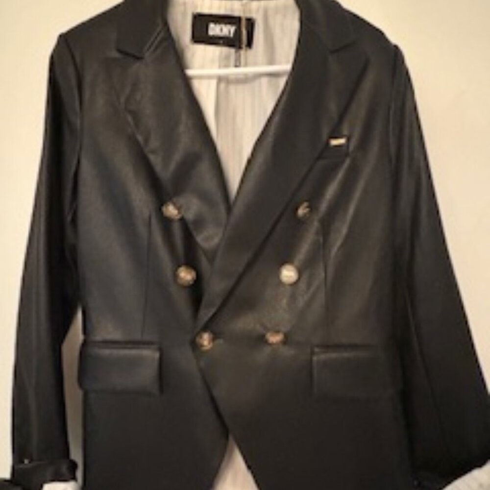 DKNY double breasted blazer.